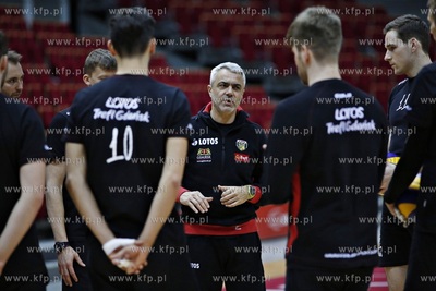 Ergo Arena.Trening zespołu Lotos Trefl Gdańsk. Nz....
