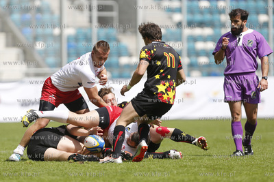 Gdynia. Mistrzostwa Europy w Rugby 7. Mecz Polska -...