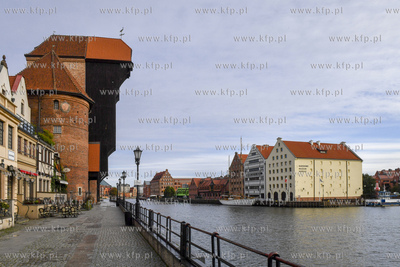 Gdańsk.Zuraw i Długie Pobrzeże oraz  Wyspa Ołowianka...