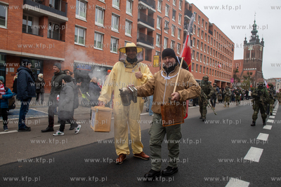 Gdańsk. Parada z okazji Narodowego Święta Niepodległości....