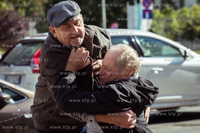 Gdynia, plan zdjęciowy filmu dyplomowego Gdyńskiej...
