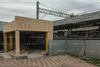 Remont dworca kolejowego w Gdańsku Wrzeszczu. 20.08.2021...