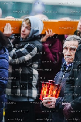 Gdynia, ul. Świętojańska. Gdyńska Droga Krzyżowa....