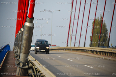 Gdansk. Most Wantowy im. Jana Pawla II na Martej Wisle.
27.10.2011
fot....