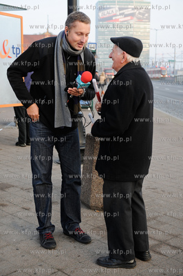 Gdansk. Tydzien Flagi z Radiem Gdansk, akcja promujaca...