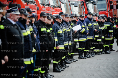 Gdansk. Komenda Wojewodzkiej PSP w Gdansku. Przekazanie...
