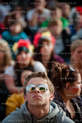 Gdansk. Fanzone - Strefa Kibica. Relacja meczu Mistrzost...