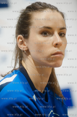 Sopot. Hala Ergo Arena. Wspolna konferencja siatkarek...