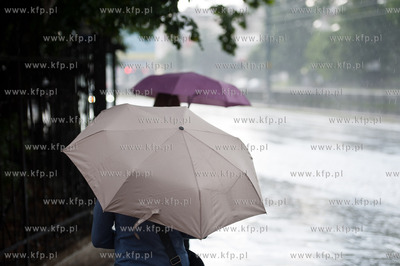 Gdansk. Wrzeszcz. Al. Grunwaldzka. Gwaltowny i intensywny...