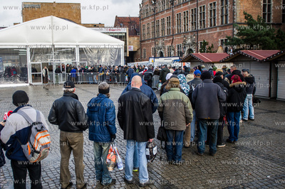 Gdansk. Targ Weglowy. XXIII Wigilia dla ubogich, samotnych...