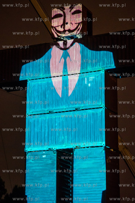 Gdansk. Plac Zebran Ludowych. XIX Miedzynarodowy Festiwal...