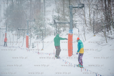 Wieżyca. Stok narciarski Kotlinka. 13.01.2017 fot....