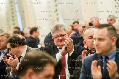 Gdańsk. Siedziba NSZZ Solidarność. Sala Akwen. Uroczystość...