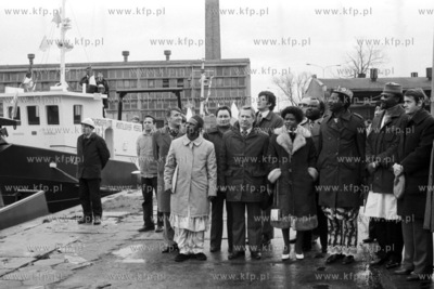 Uroczystość podniesienia bandery nigeryjskiej na...