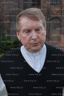 Pozar zabytkowego kosciola sw Katarzyny w Gdansku....