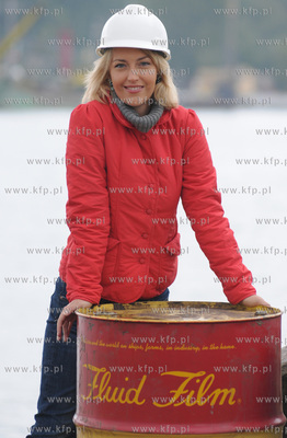 Sesja zdjeciowa aktorki Magdy Waligorskiej na terenie...