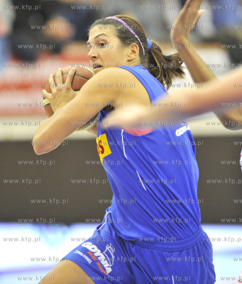 Hala Wisly w Krakowie. Ford Germaz Ekstraklasa. Koszykarki...