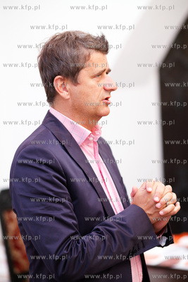 Bytow. Janusz Palikot spotkal sie z mieszkancami miasta....