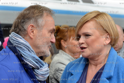 Gdynia. Ekspres Trojki, czyli specjalny przejazad pociagu...