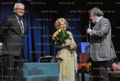 Sopot. Teatr na Plazy. Benefis Krystyny Lubienskiej....