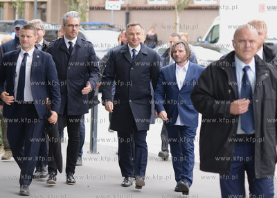 Gdynia. Prezydent Andrzej Duda odwiedził, podczas...
