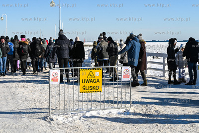 Sopot. Zimowa niedziela w Sopocie. 15.02.2026 fot....