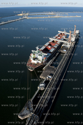 Port Gdansk z lotu ptaka, nz Port Polnocny i terminal...
