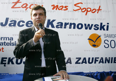 Sopot, SKZ Hestia. Konferencja prasowa Platformy Obywatelskiej...