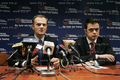 Gdansk, biuro regionalne Platformy Obywatelskiej. Konferencja...