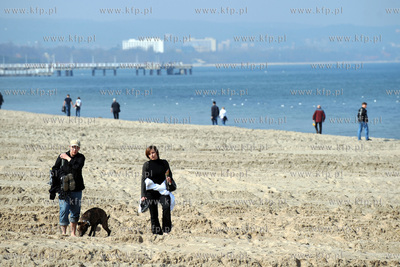 Wiosna na plazy w Gdansku Brzeznie.26.03.2010fot....