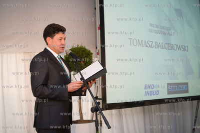 Otwarcie fabryki EKOINBUD w Gdansku. Tomasz Balcerowski...