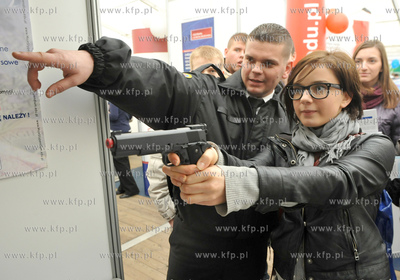 Targi Akademia na Uniwersytecie Gdanskim. Nz. stoisko...