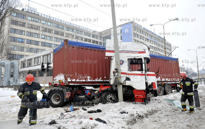 Gdansk. ul. Marynarki Polskiej na wysokosci Stoczni...