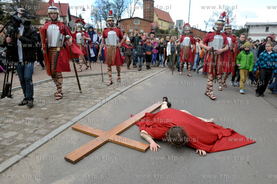 Misterium Meki Panskiej w Zukowie na Kaszubach. 13.04.2014...