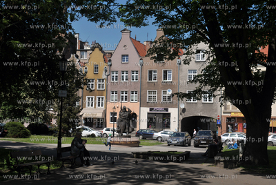 Gdansk. Skwer pomiedzy ulicami Swietojanska i Szeroka...