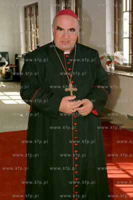 Biskup Elblaski Andrzej Sliwinski. 04.97 Fot. Maciej...
