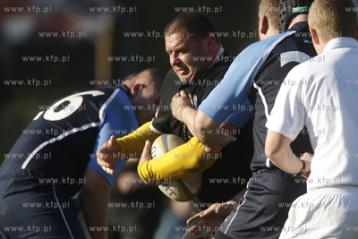 Sopot. Ekstraliga rugby. Ogniwo Sopot - Arka Gdynia.
30.10.2010
fot....