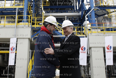 Gdansk. Wizyta Ministra Skarbu Panstwa, Aleksandra...