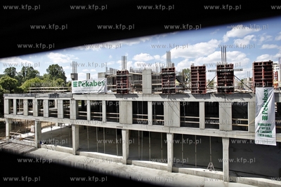 Uroczystosc wmurowania kamienia wegielnego pod budowe...