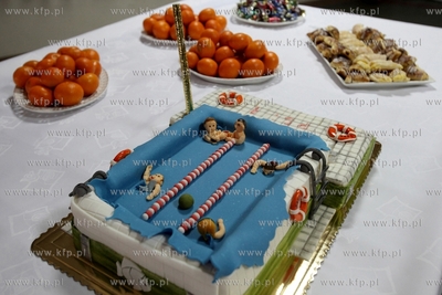 Uroczystosc wmurowania kamienia wegielnego pod budowe...