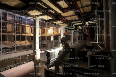 Budowa Teatru Szekspirowskiego w Gdansku.15.04.2014fot....