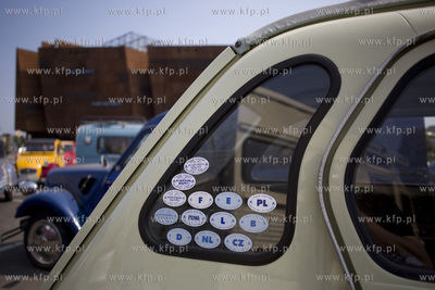 Gdańsk. Samochody marki citroen ze Światowego Zlotu...