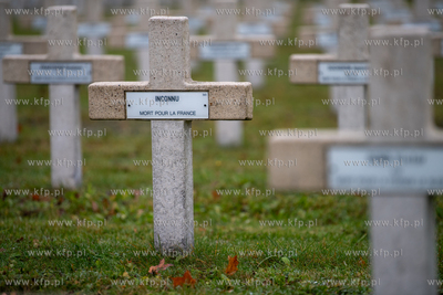 Wojskowy Cmentarz Francuski w Gdańsku. Uroczystości...