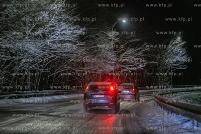 Zima na drogach. 30.01.2021 / fot. Anna Rezulak