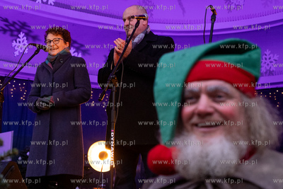 Sopockie Miasteczko Noworoczne. Nz. Magdalena Czarzyńska...