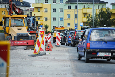 Gdansk. Budowa ulicy Nowej Lodzkiej oraz nowej lini...