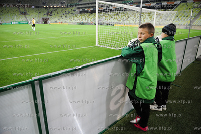 Gdansk. PGE Arena. Mecz towarzyski Lechia Gdansk vs...