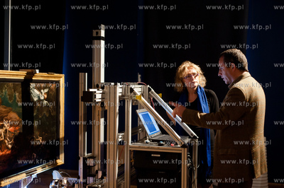 Gdansk. Muzeum Narodowe. Prace badawcze tryptyku Sad...