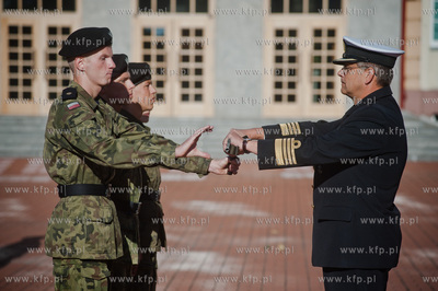 Gdynia. Oksywie. Akademia Marynarki Wojennej. Uroczystosc...