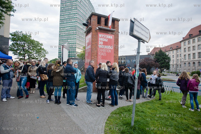 Gdansk. Wystawa Drogi do Wolnosci. Europejska Noc Muzeow...